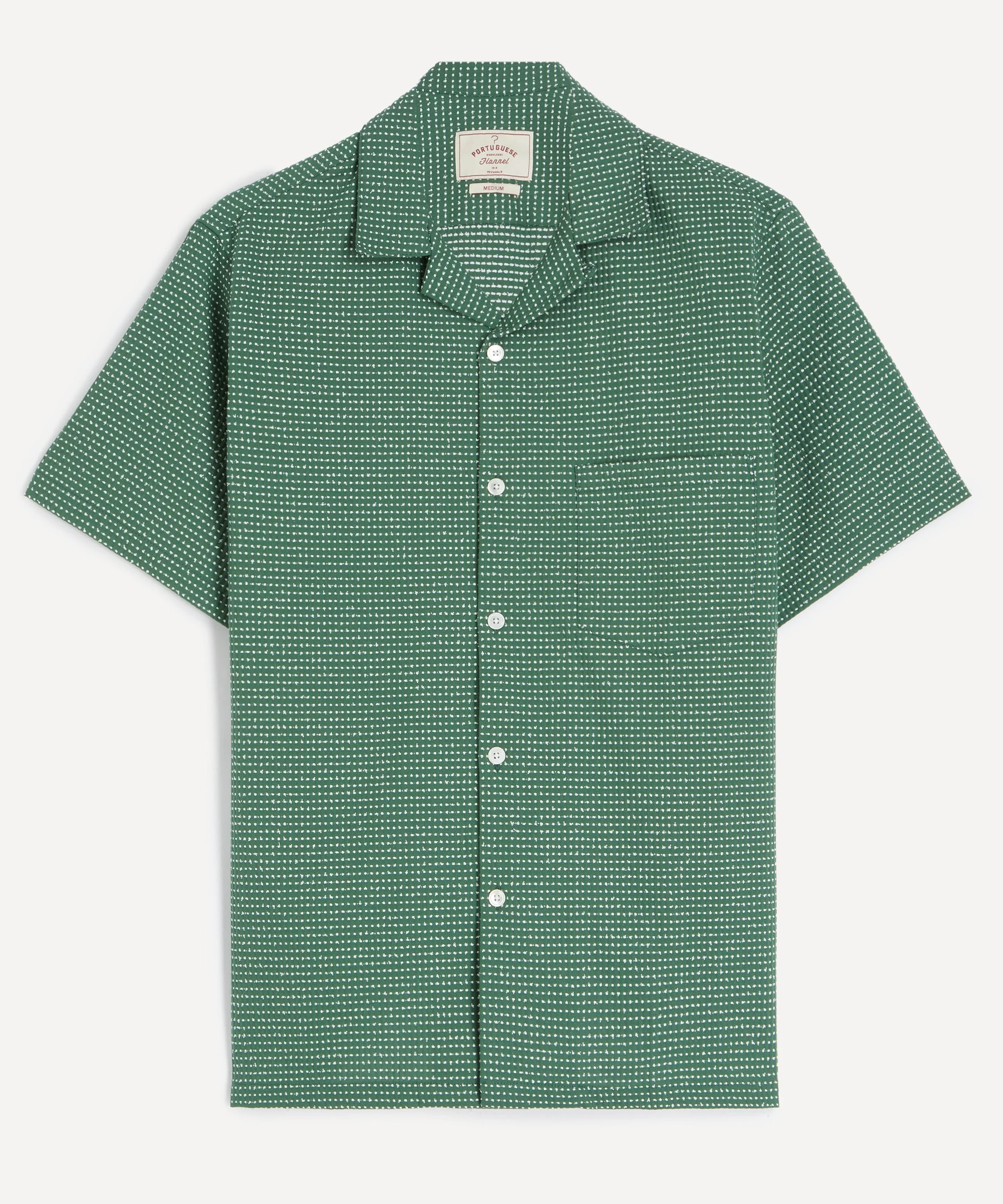 Dots Short-Sleeve Shirt in Green - 1