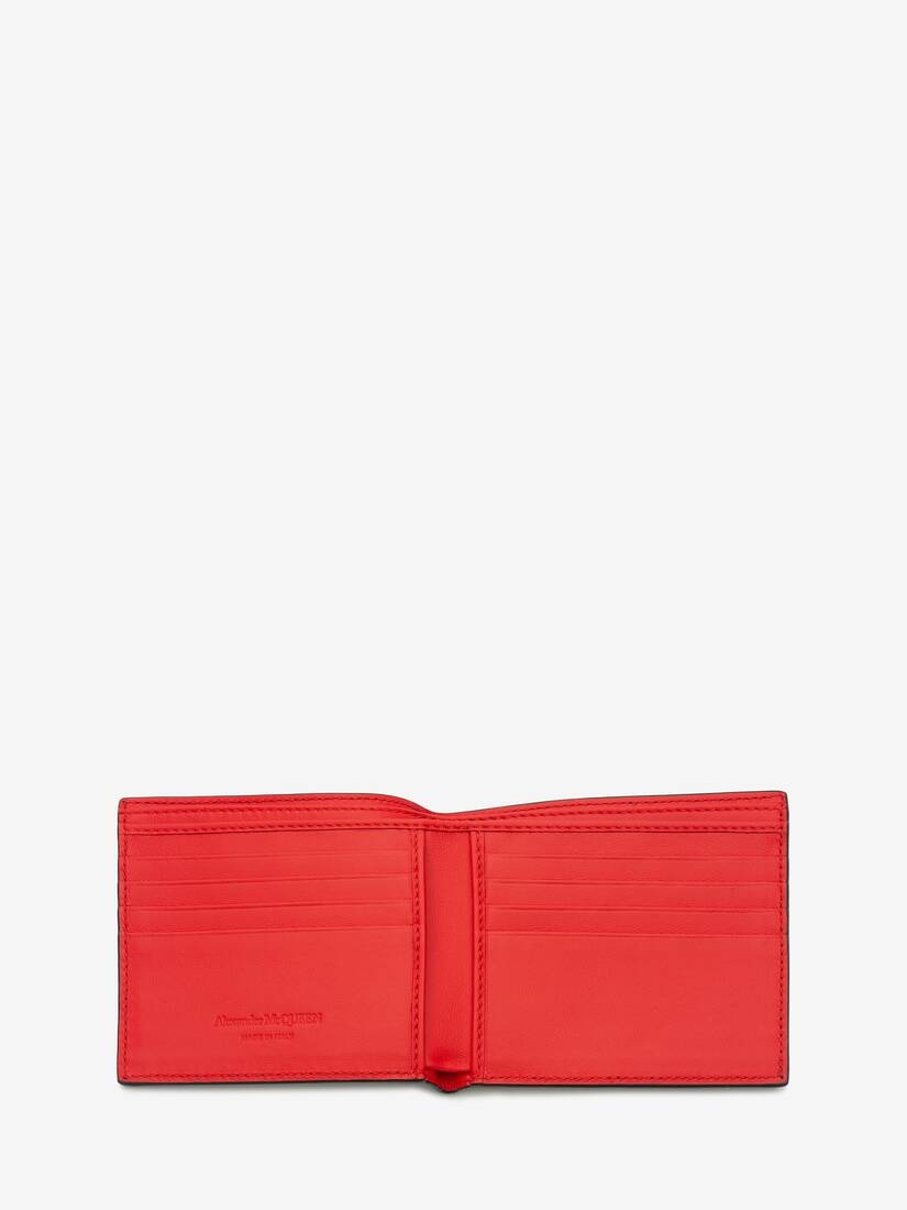 Alexander Mcqueen Billfold Wallet in Black/red - 4