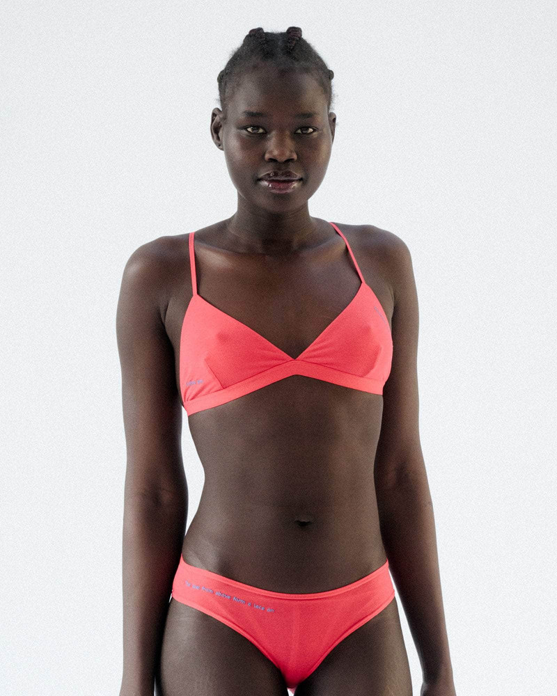 Mississippi Bra with Text - Bamboo Lyocell 1