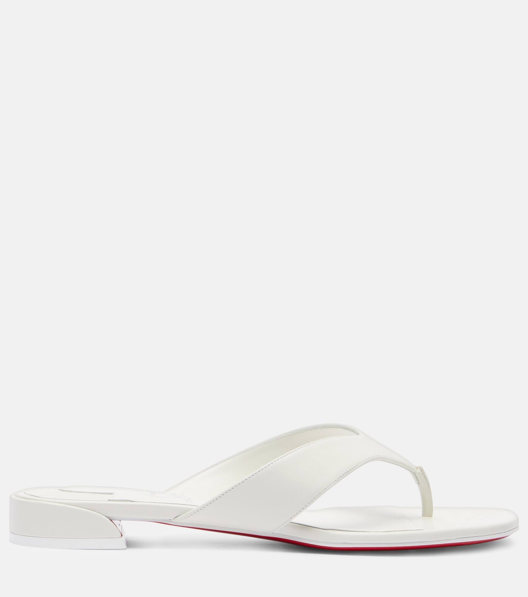 Sweet Janetonga leather thong sandals - 4