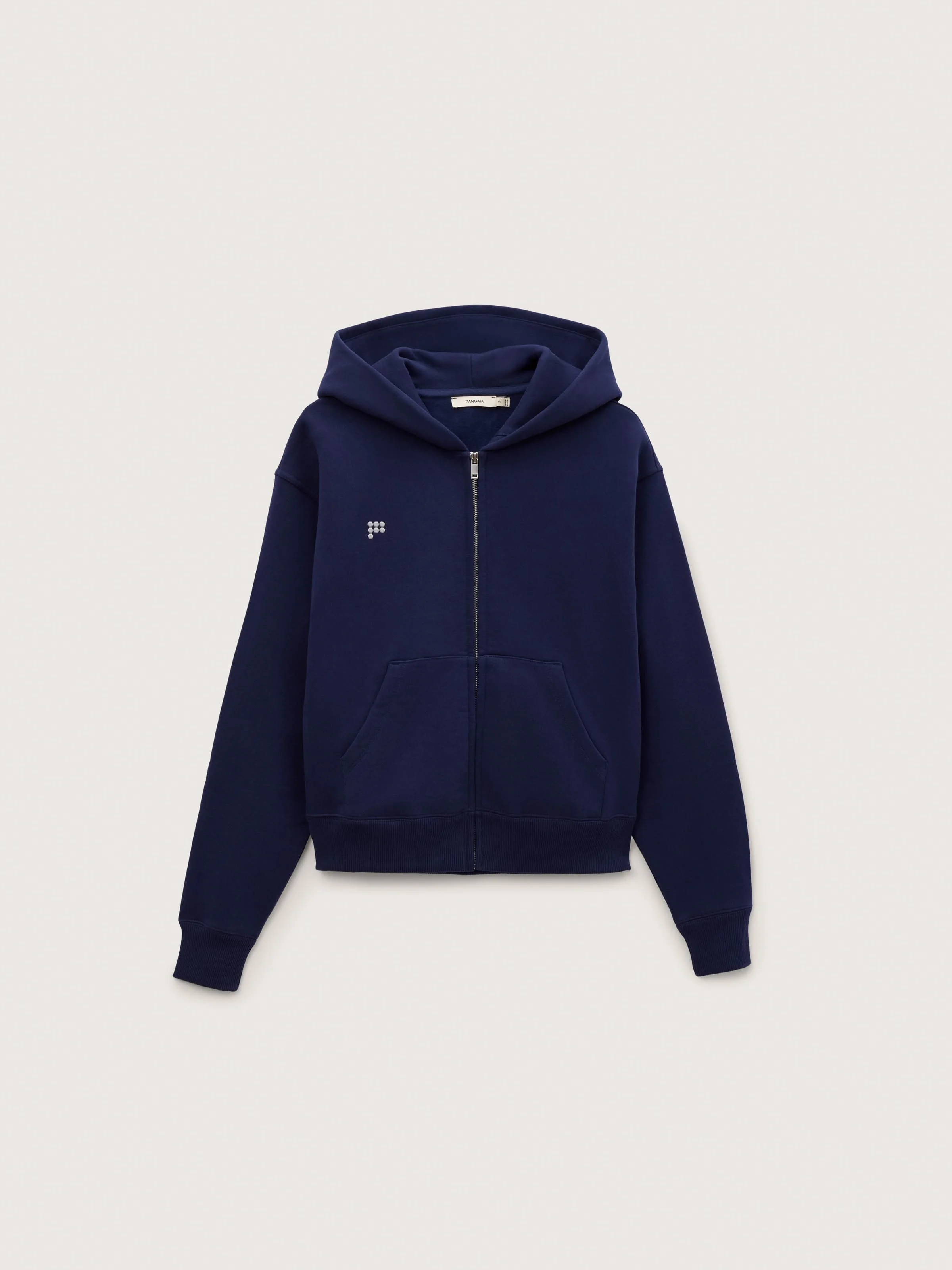 Womens Heavyweight Zip Up Hoodie - Ocean Navy - 1