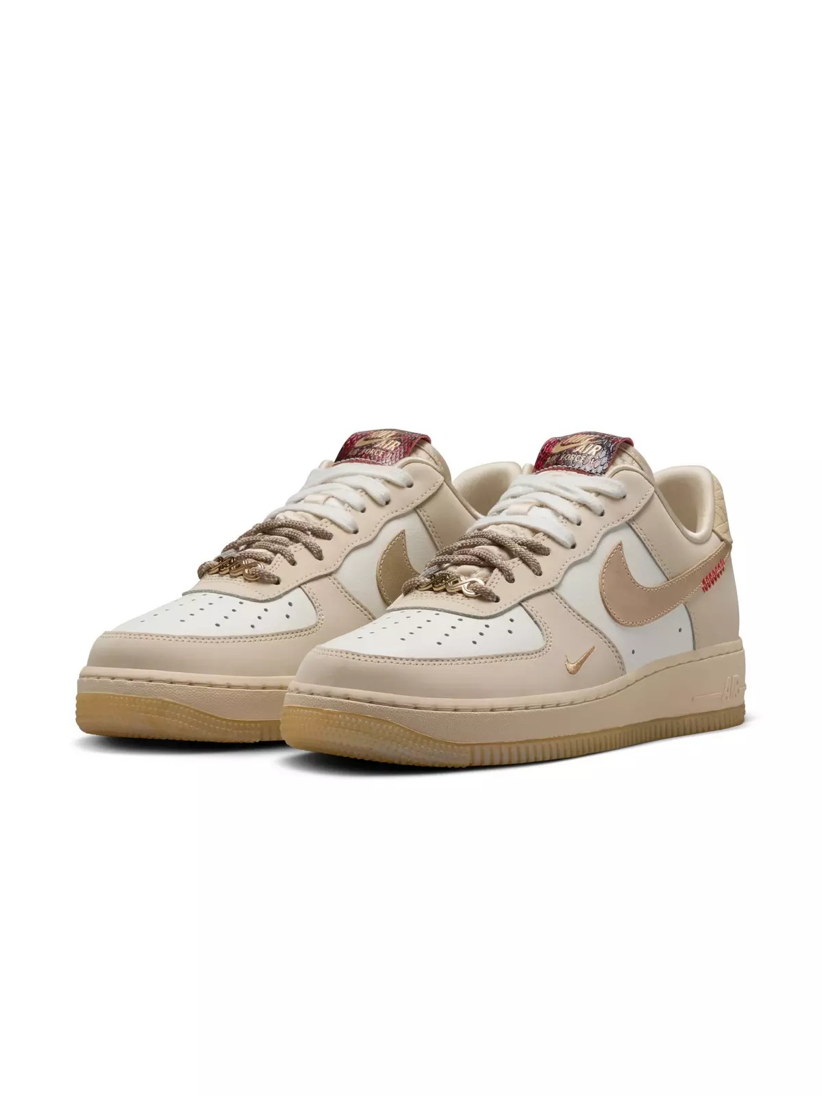 Air Force 1 '07 LX "Sail/Team Gold/Lt Khaki/Parachute Beige" Women's Shoe - 5