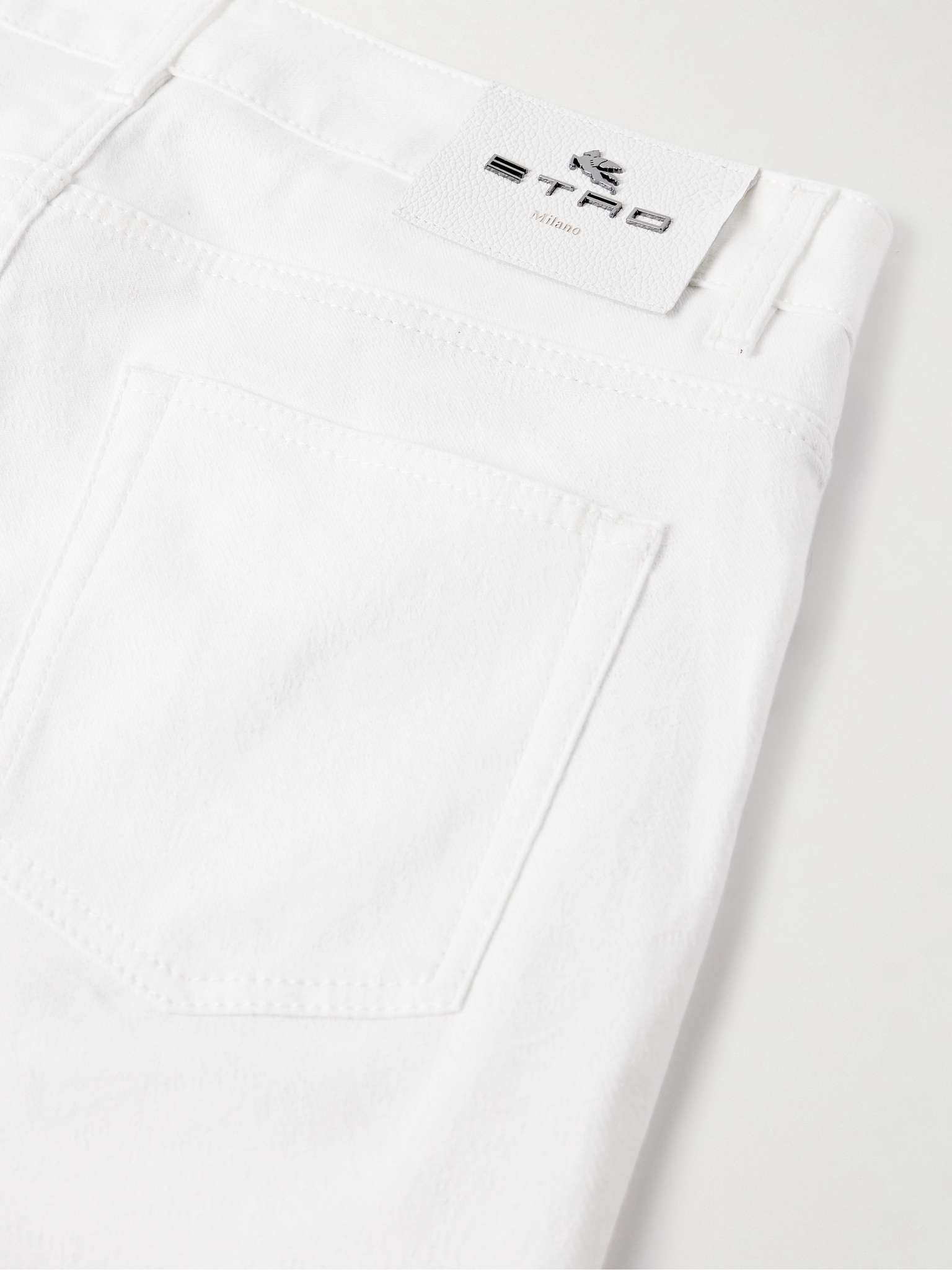 Straight-Leg Paisley-Jacquard Jeans - 5