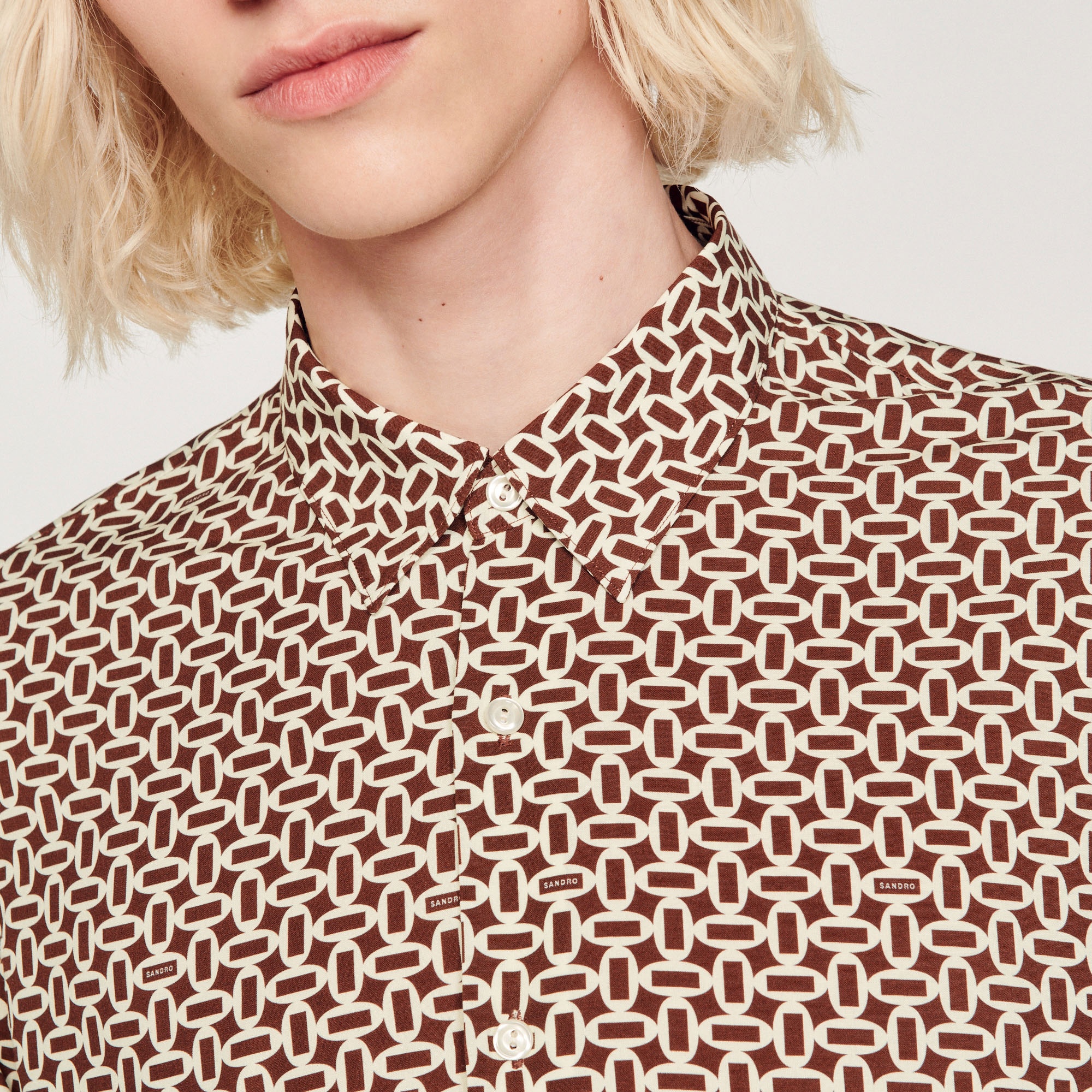 Printed flowing shirt - 4