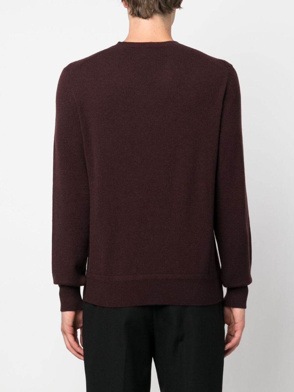 V-neck cashmere jumper - 4