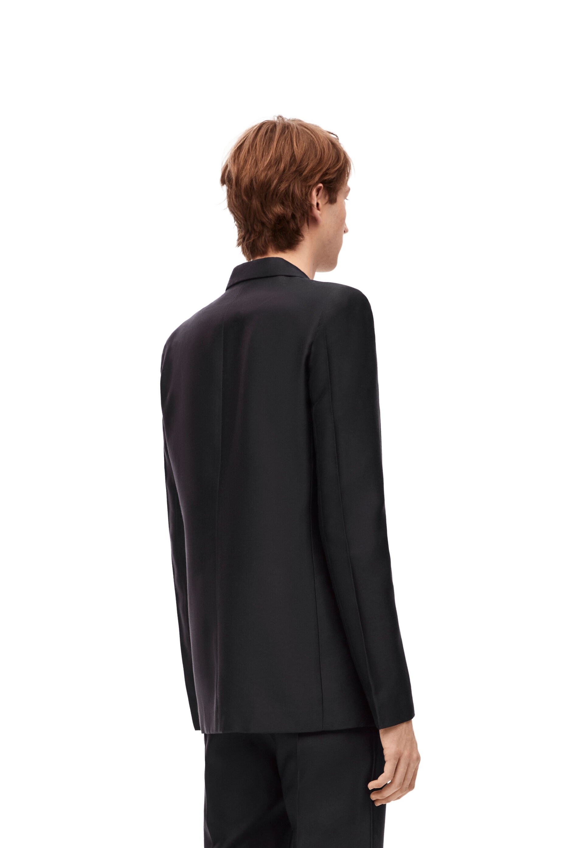 Tailored jacket in silk - 4