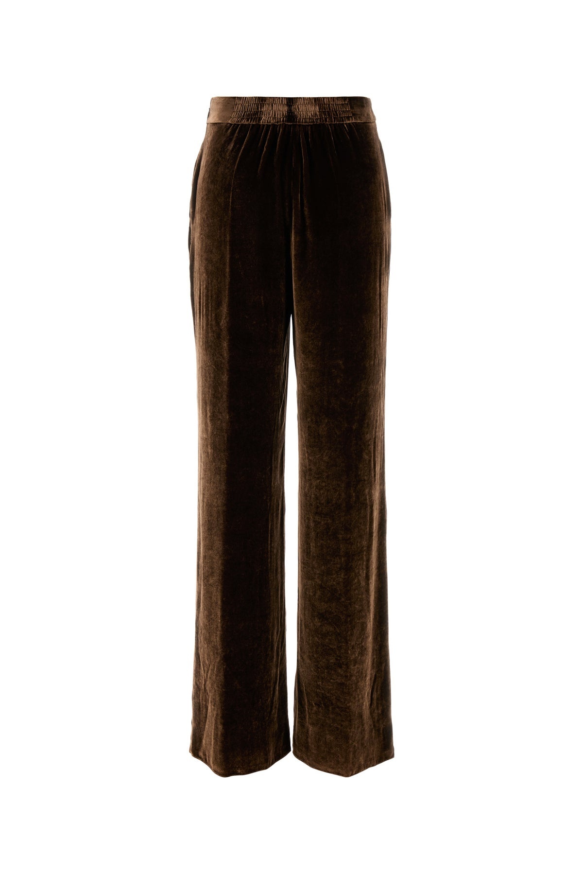 Brown velvet pant - 2