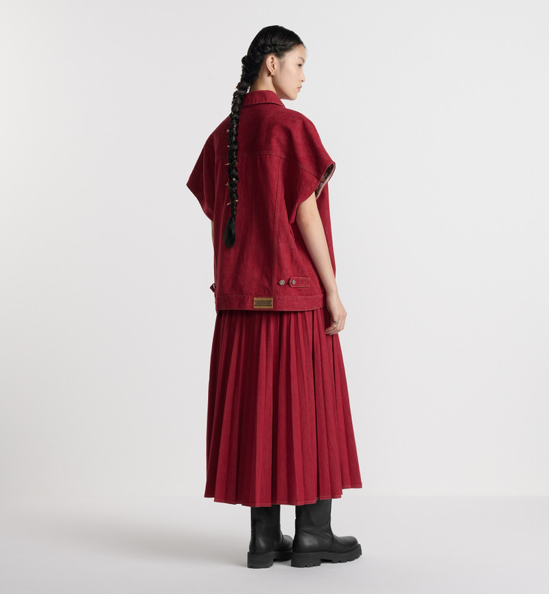 Dior Pleated Mid-Length Skirt outlook