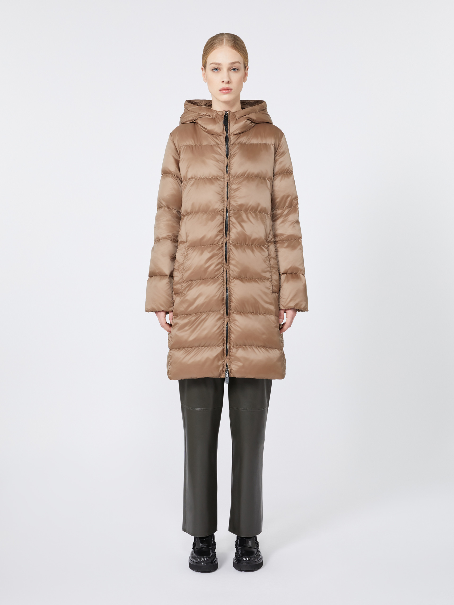 SEIPAR Midi down jacket in water-repellent technical fabric - 6