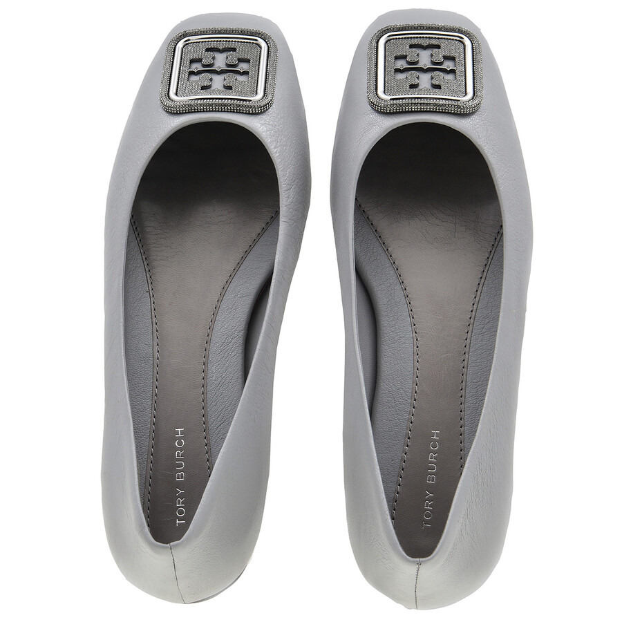 Tory Burch - Tory Burch Georgia Pave Leather Ballet Flats - 4