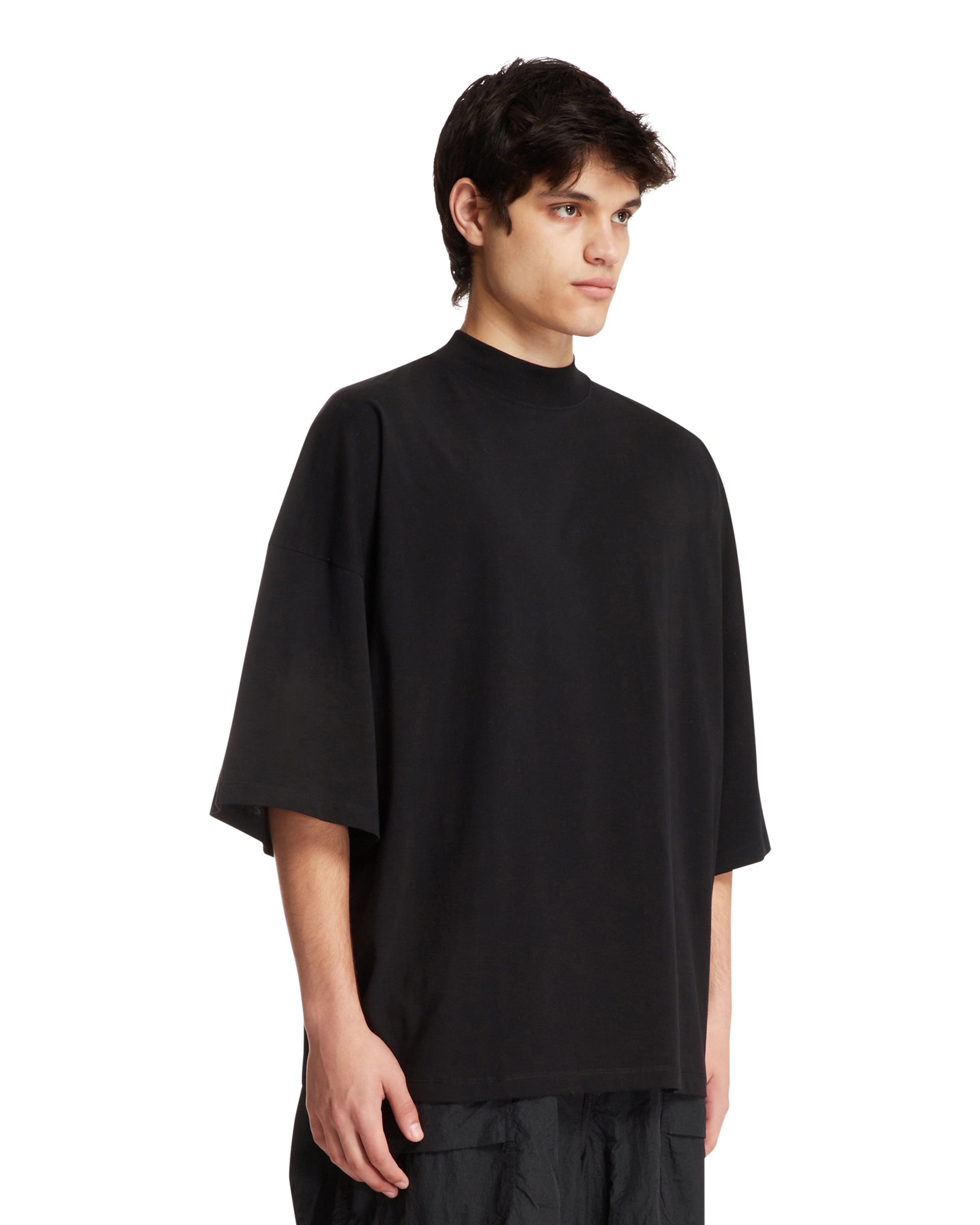 Black Crew-Neck T-Shirt - 4