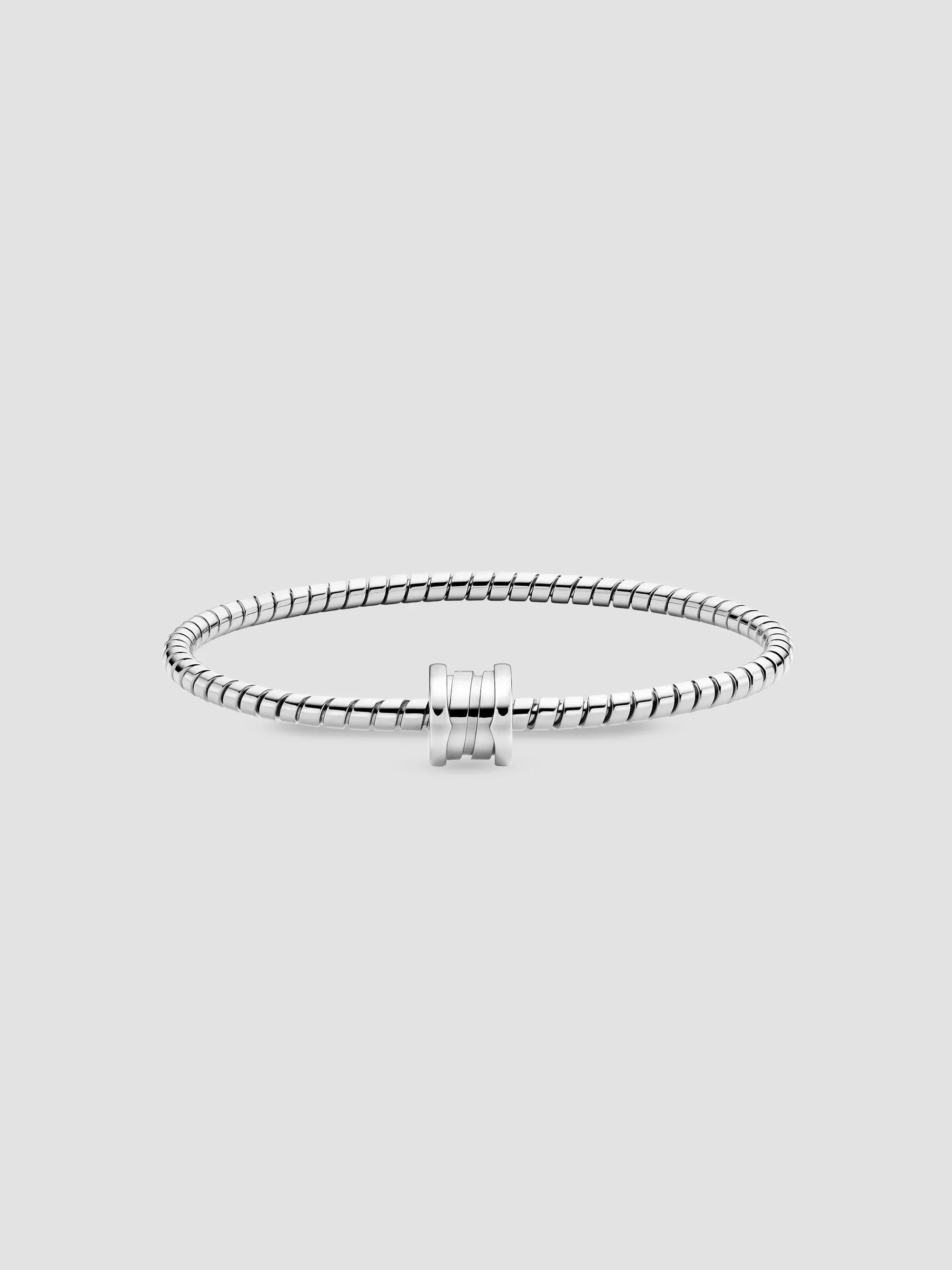 Women's B. zero1 18K White Gold Bracelet - White Gold - 1