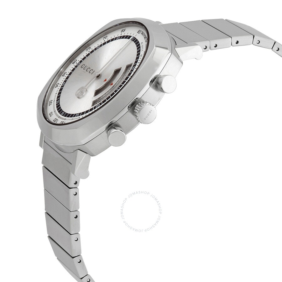 Gucci Grip Chronograph Quartz Silver Dial Men's Watch YA157302 - 2