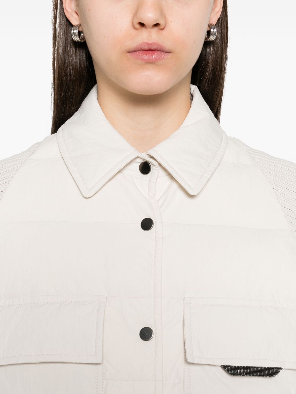panelled jacket - 5