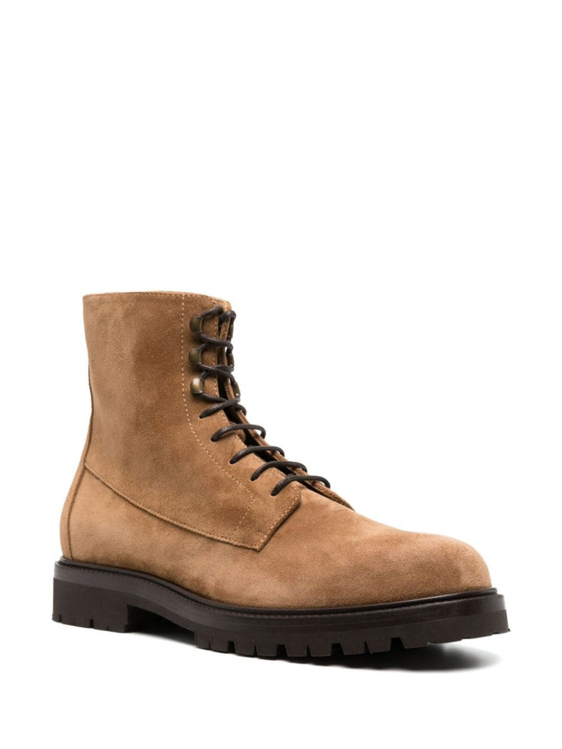 Brunello Cucinelli ankle-length suede boots outlook