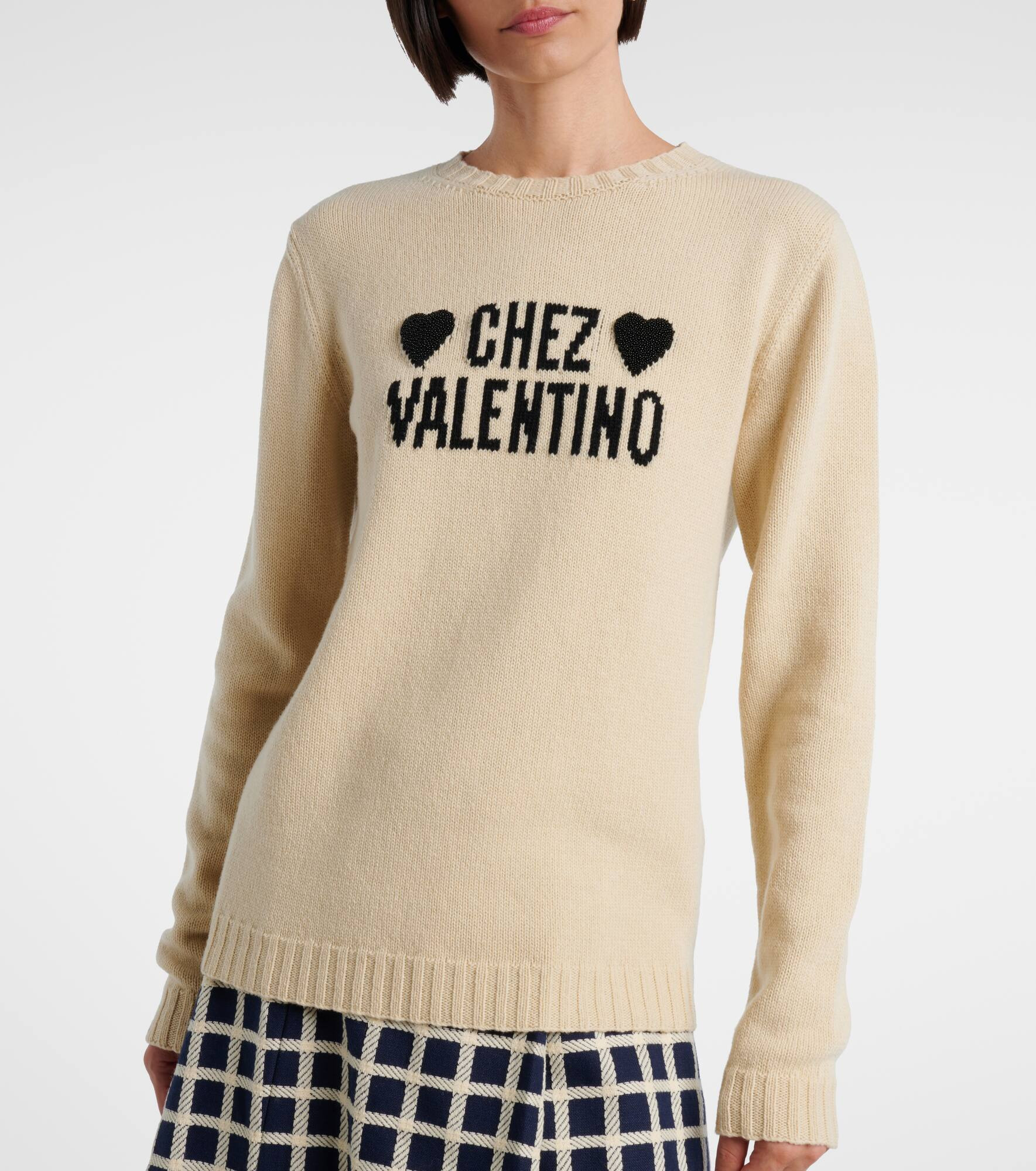 Chez Valentino virgin wool sweater - 6