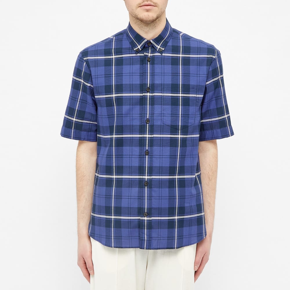 Acne Studios Short Sleeve Sarkis Waffle Check Shirt - 3