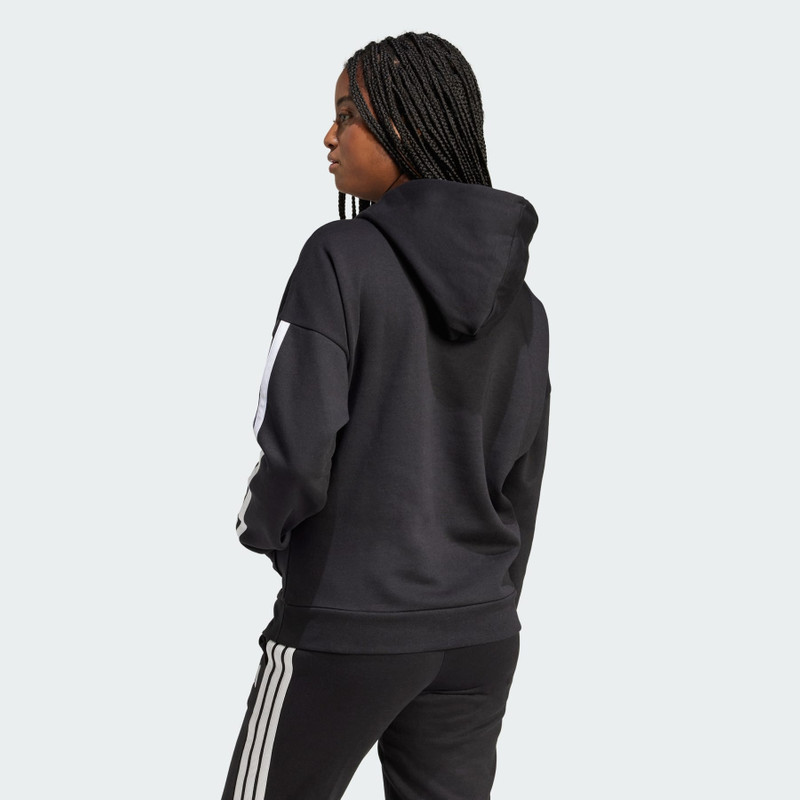 Essentials 3-Stripes Fleece Hoodie 3