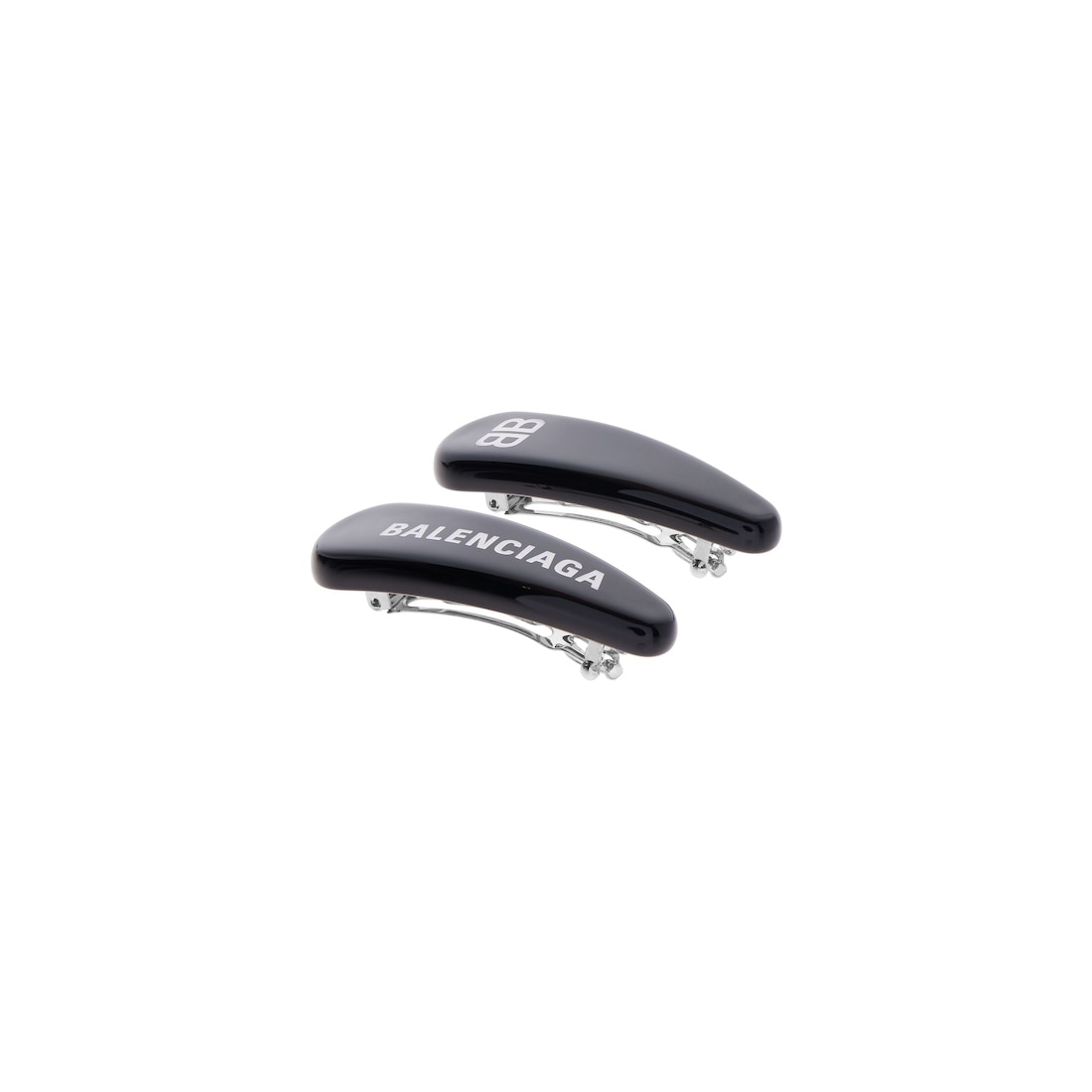 Women's Holli Hair Clip Set in Black/white/silver - 2