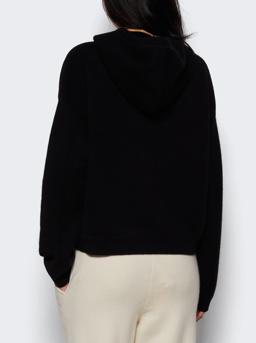 Sarla Loose Fit Hoodie Black - 4