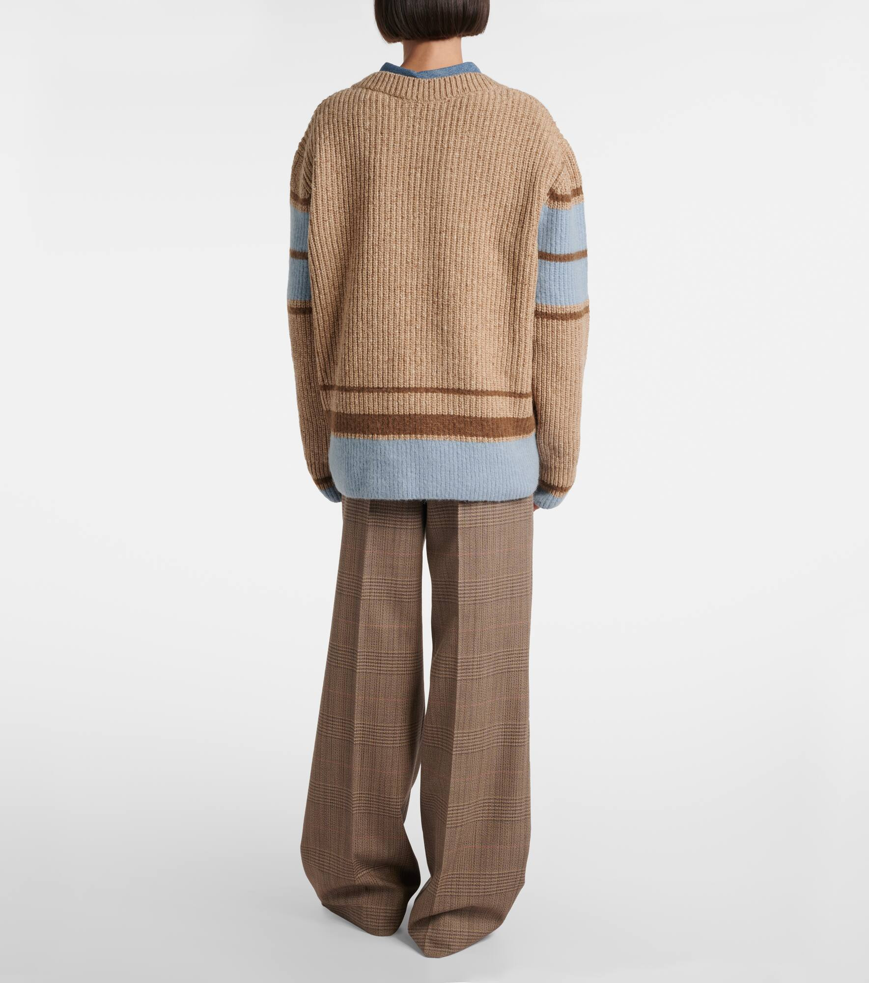 Ami de Cœur wool and alpaca-blend sweater - 3