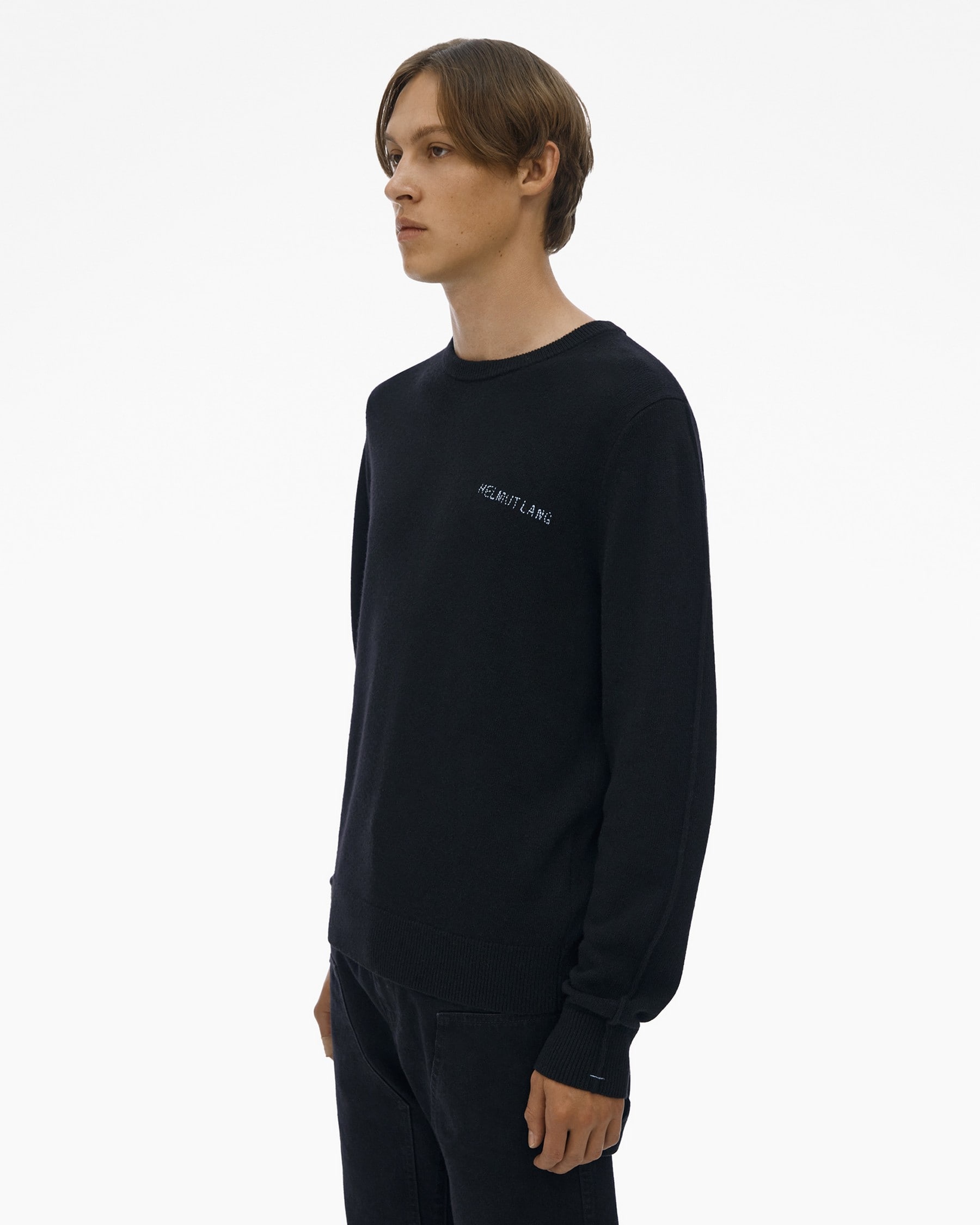 EMBROIDERED LOGO SWEATER - 5