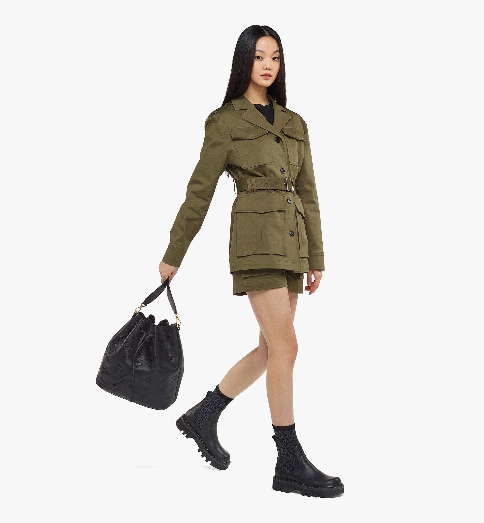 Dessau Drawstring in Embossed Monogram Leather - 2