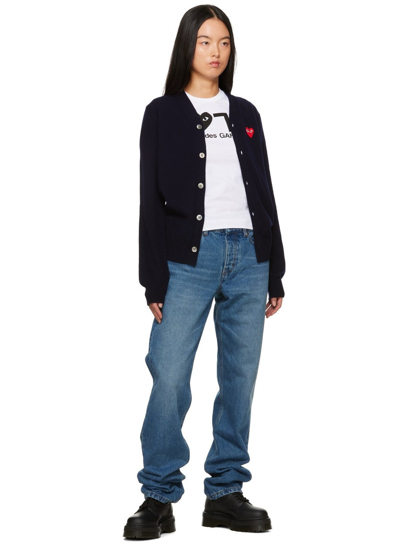 Comme des Garçons PLAY White Printed T-Shirt outlook