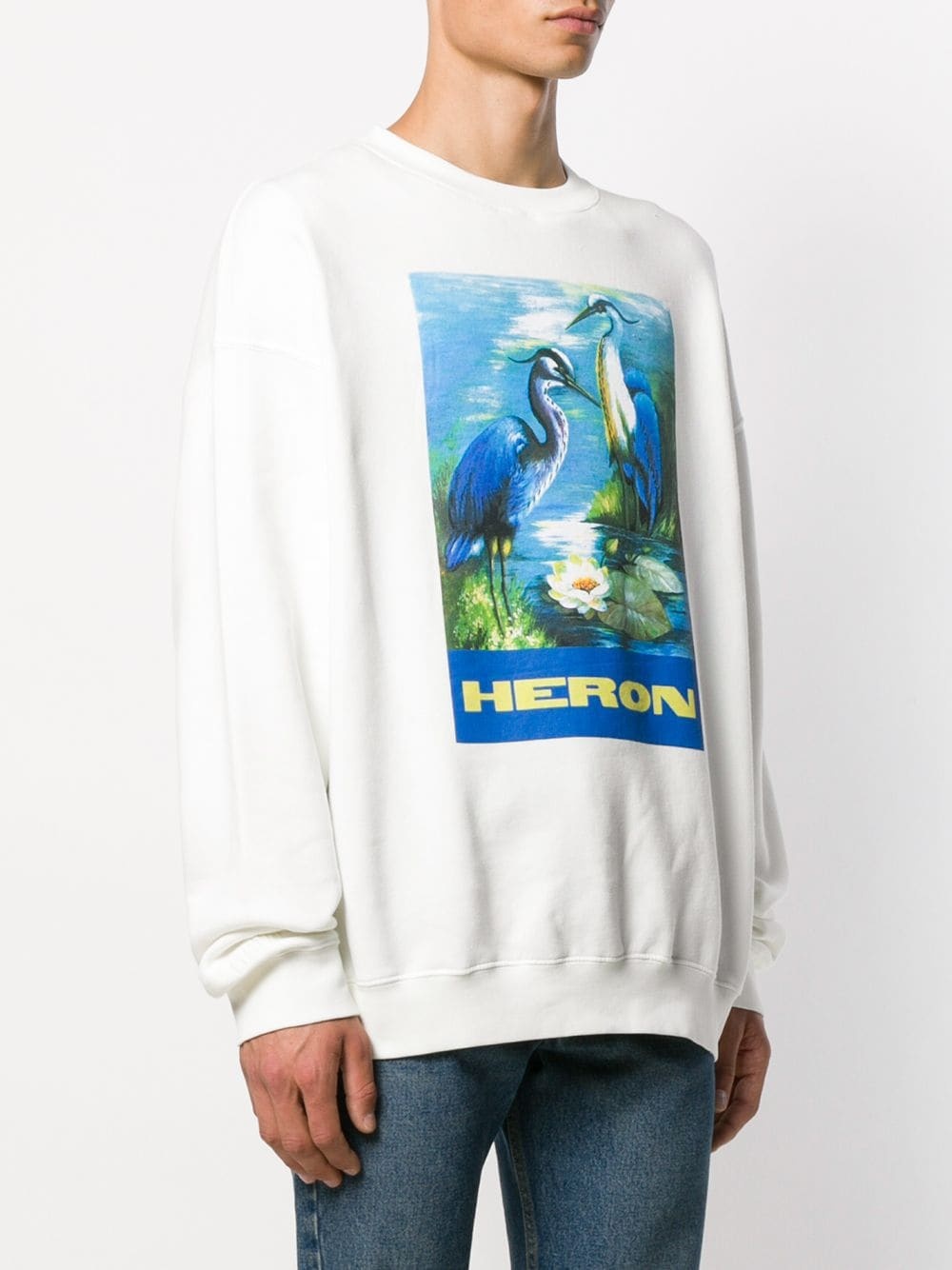 bird-print sweatshirt - 3