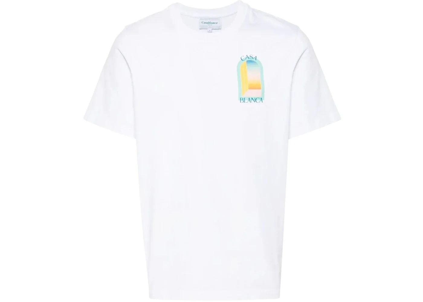 Casablanca Casablanca L'Arche Colore Design T-Shirt White - 1