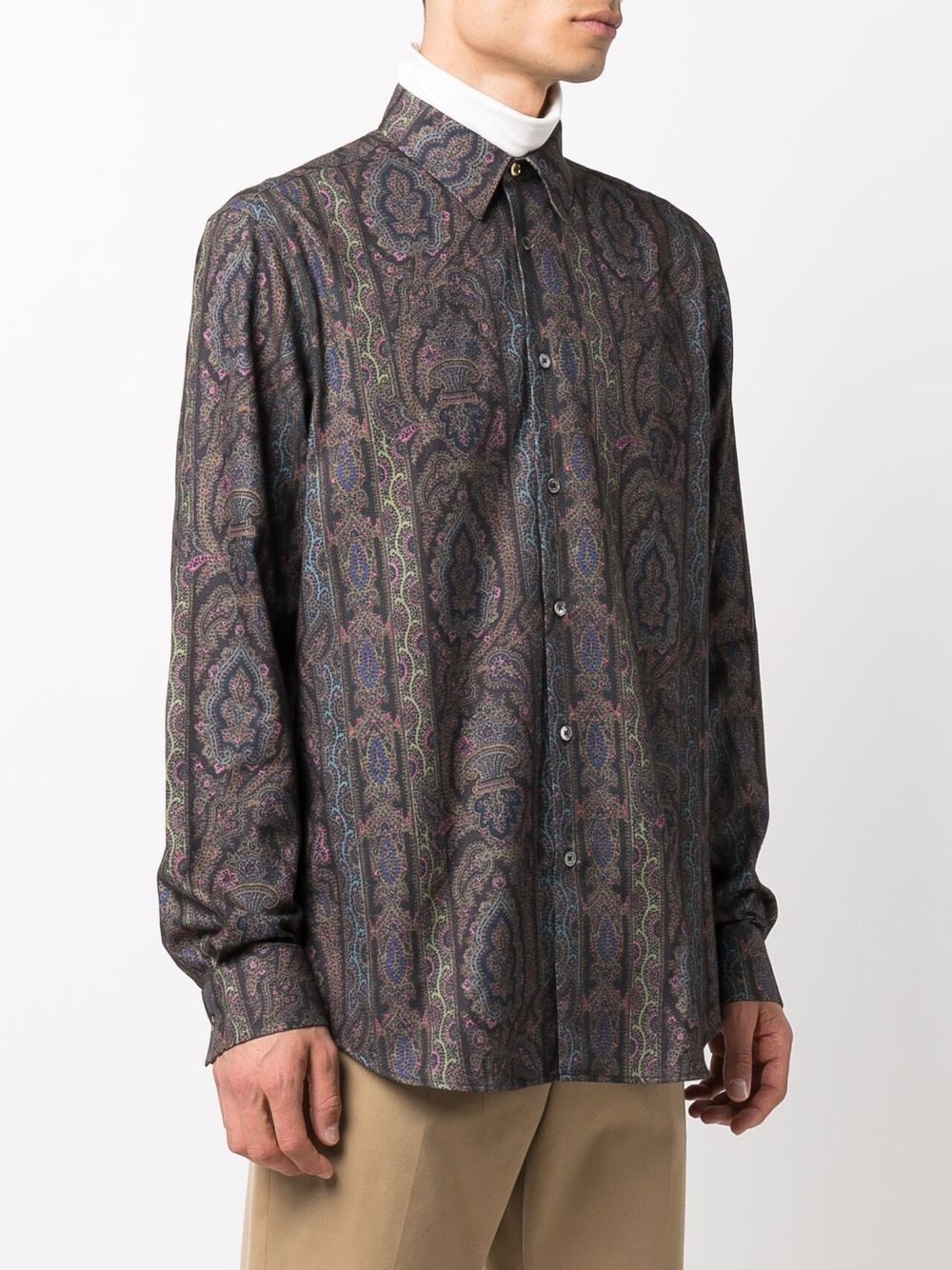 paisley-print shirt - 3