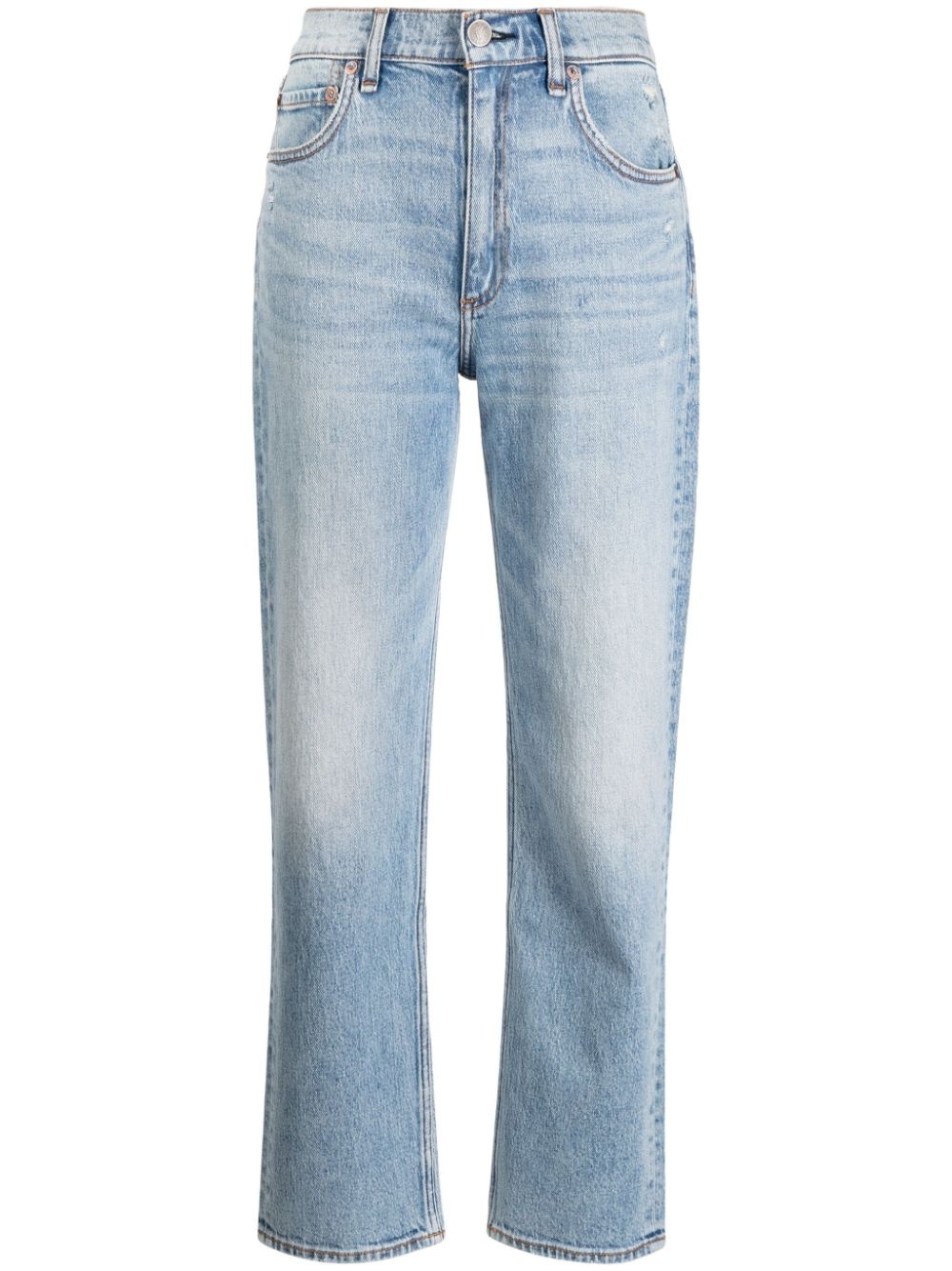 mid-rise bootcut jeans - 1