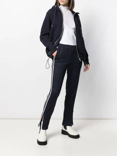 sacai long sleeve hooded top outlook