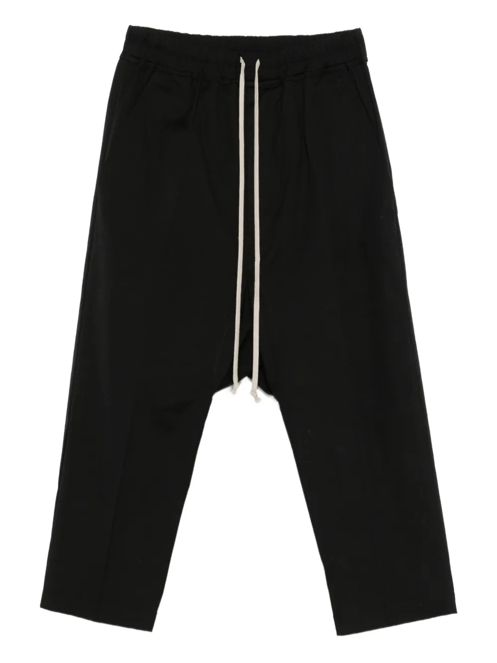 RICK OWENS - Men Drawstring Cropped Trousers - 5