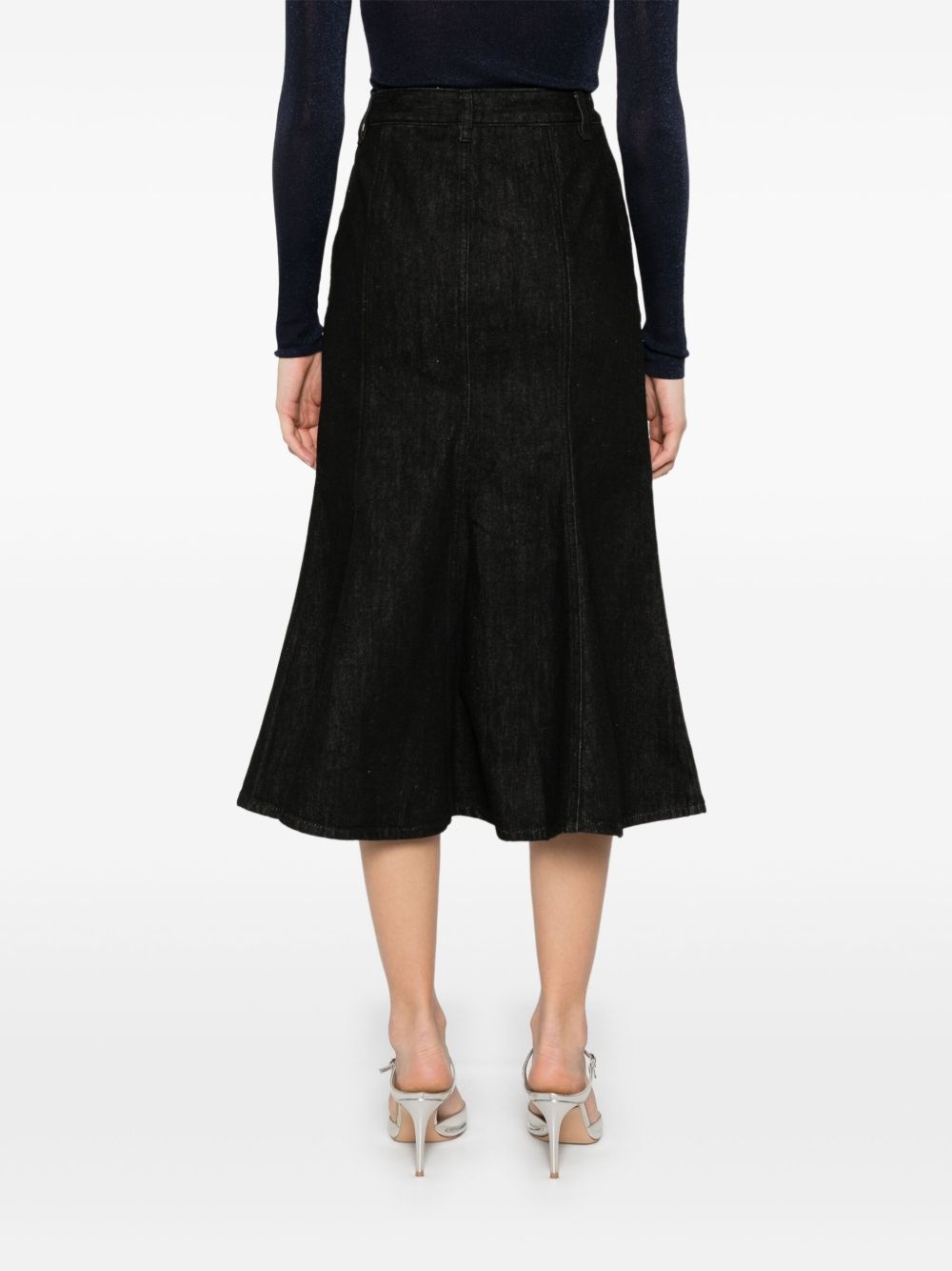 flared midi skirt - 4