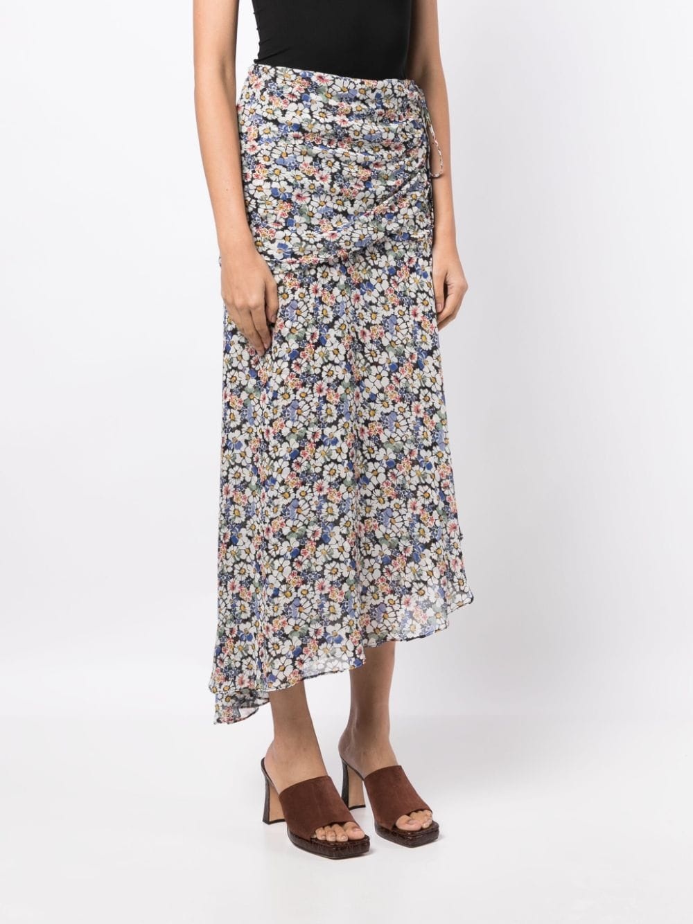 Lucien floral-print skirt - 3