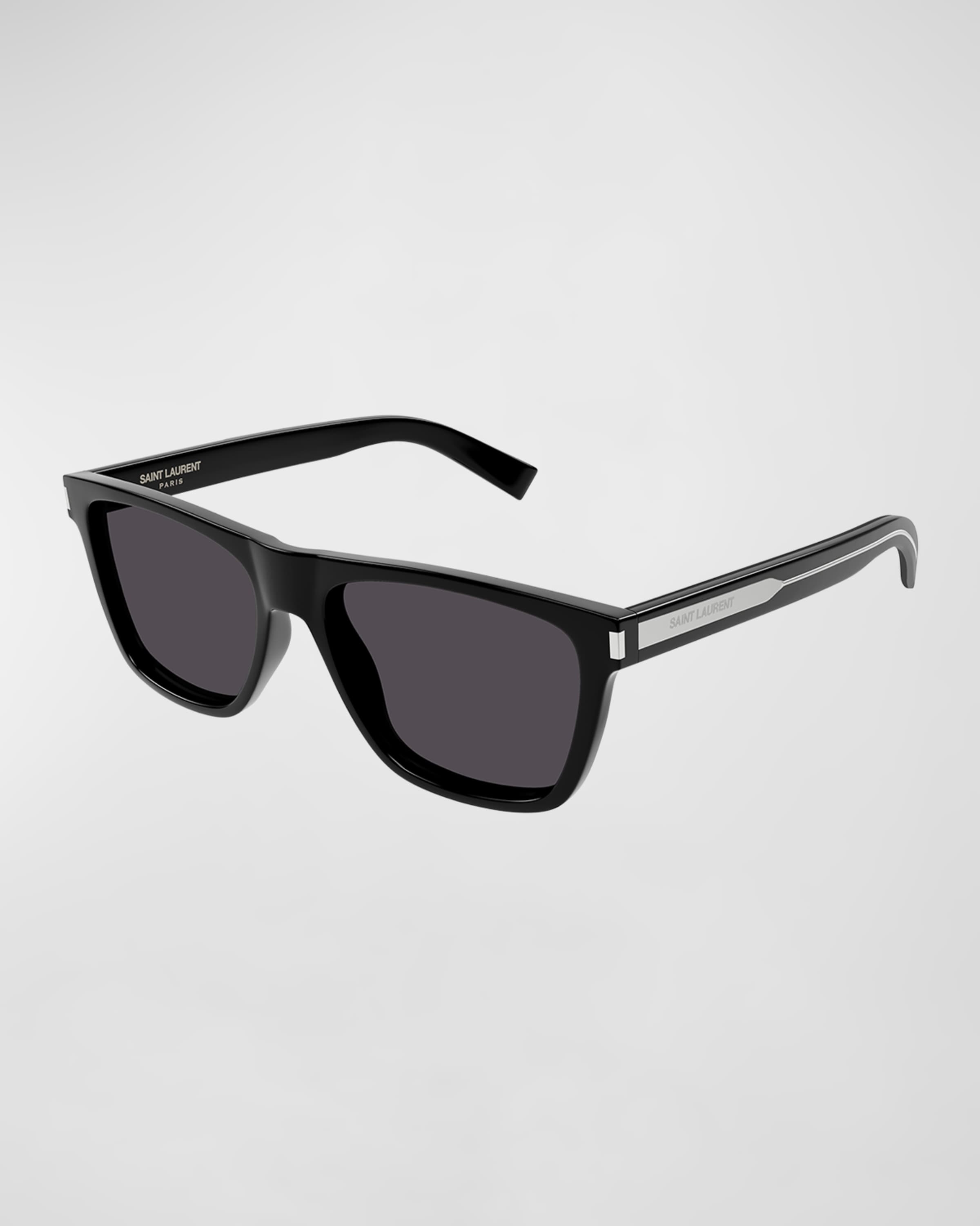 Men's SL 619 Acetate Rectangle Sunglasses - 1