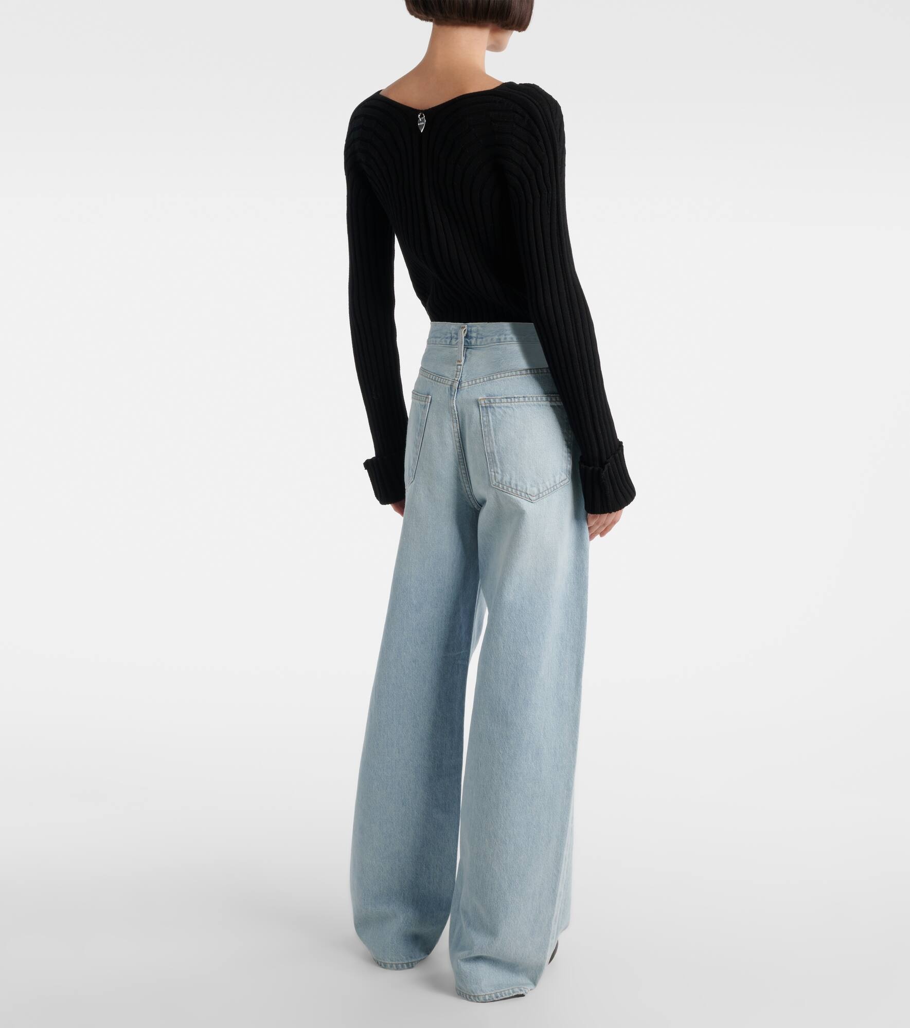 Low Slung Baggy wide-leg jeans - 3