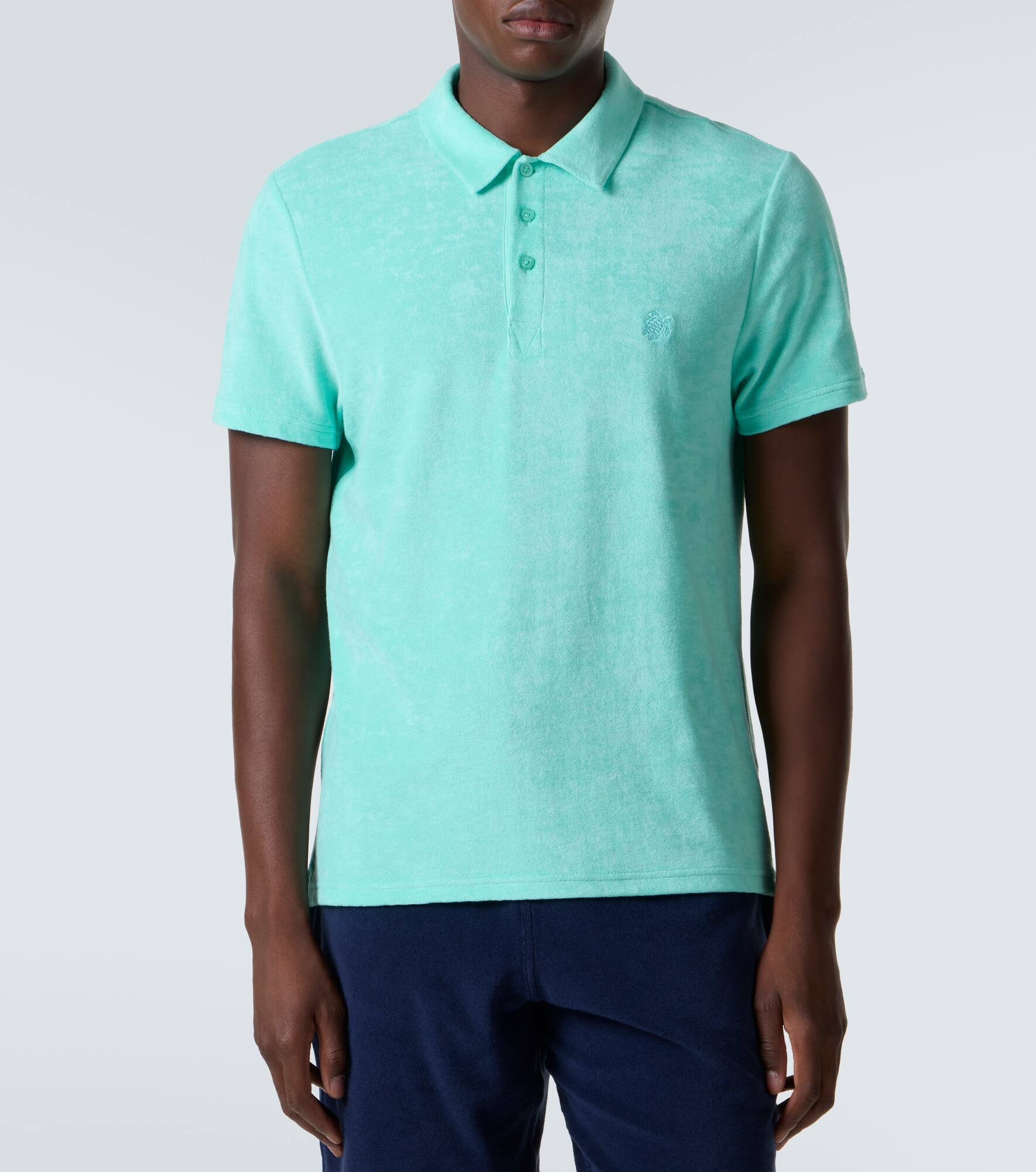 Phoenix cotton-blend terry polo shirt - 3