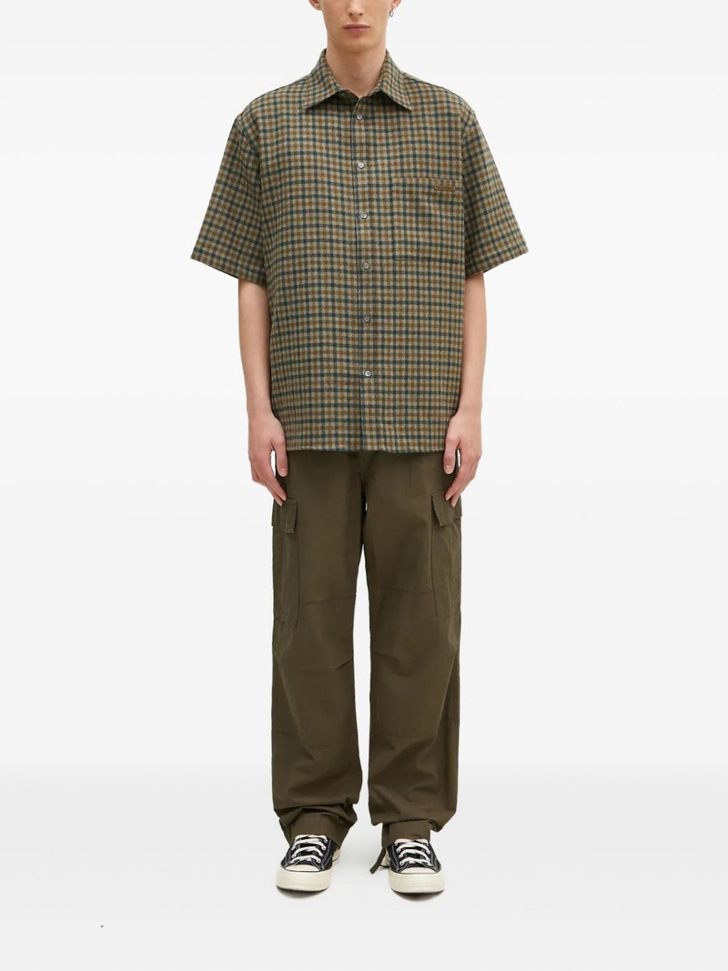 DARKPARK checked short-sleeve shirt outlook
