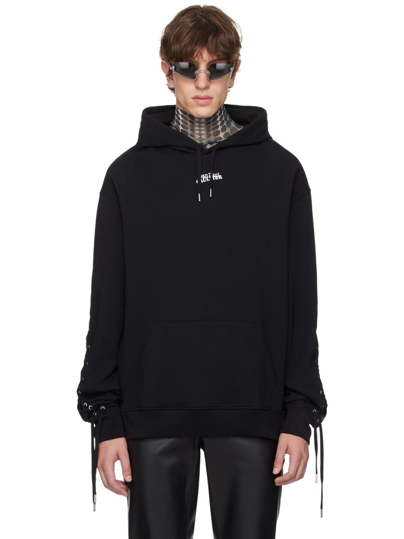 Black Laced Hoodie 1