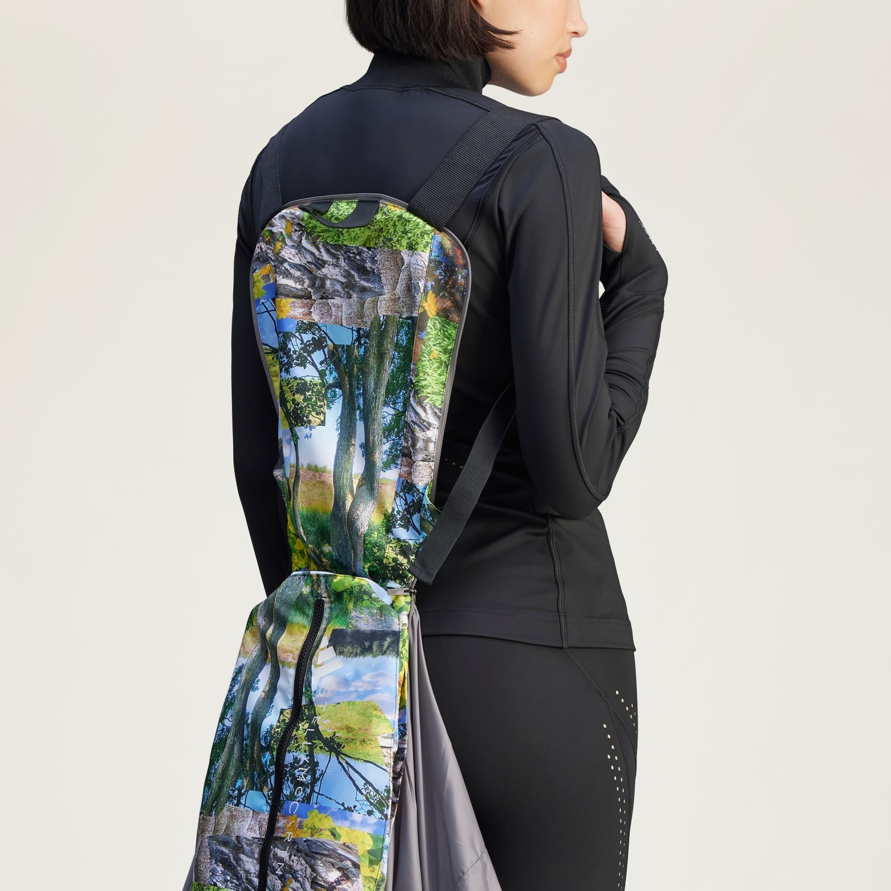 adidas by Stella McCartney TrueNature Earth Collage Backpack Jacket - 5