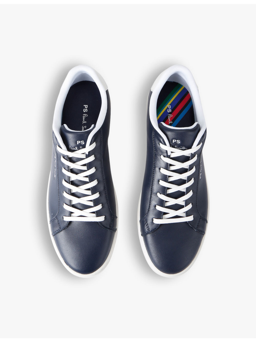 Rex stripe leather trainers - 2