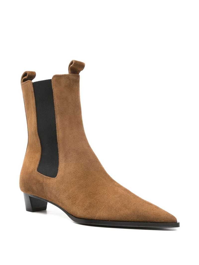 Aeyde 30mm Kiki suede Chelsea boots outlook