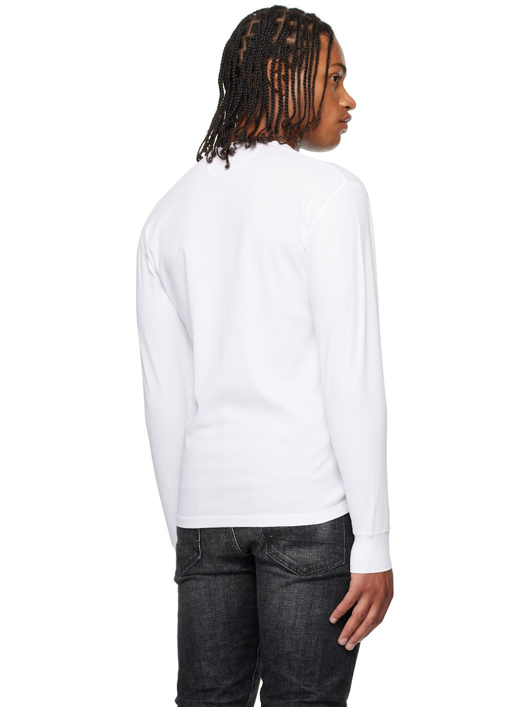 White Rib Henley - 3