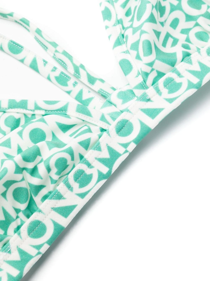 logo-print bikini 3