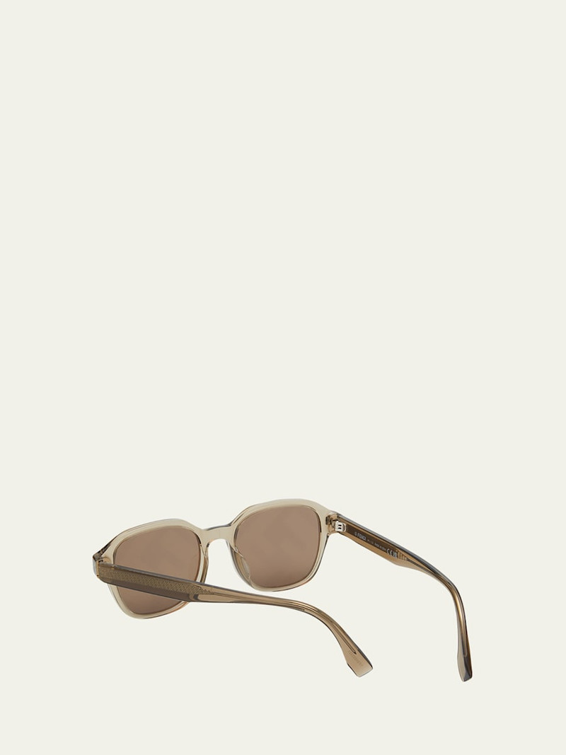 FENDI Men's Monogram Lens Square Sunglasses outlook