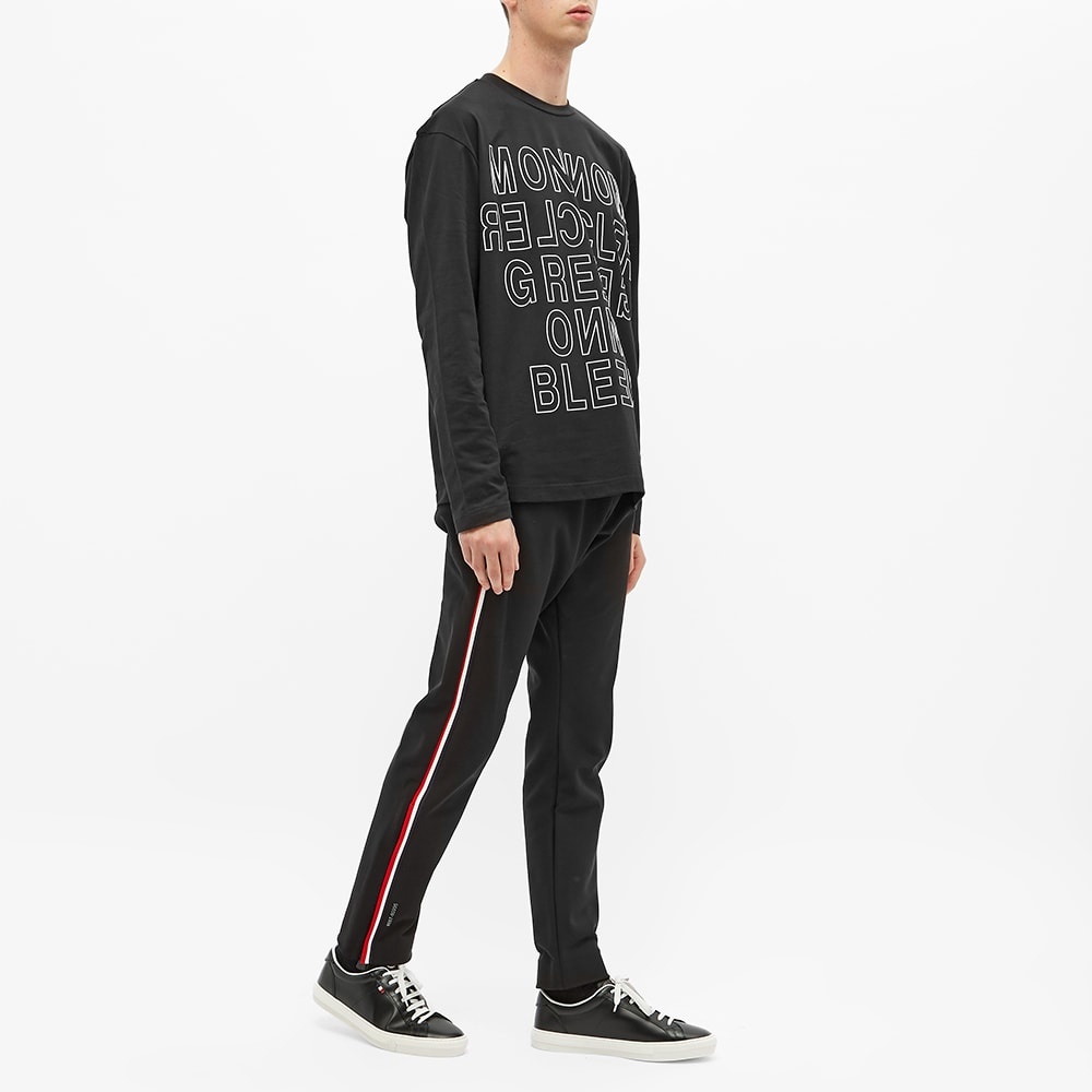 Moncler Grenoble Long Sleeve Reverse Text Logo Tee - 7