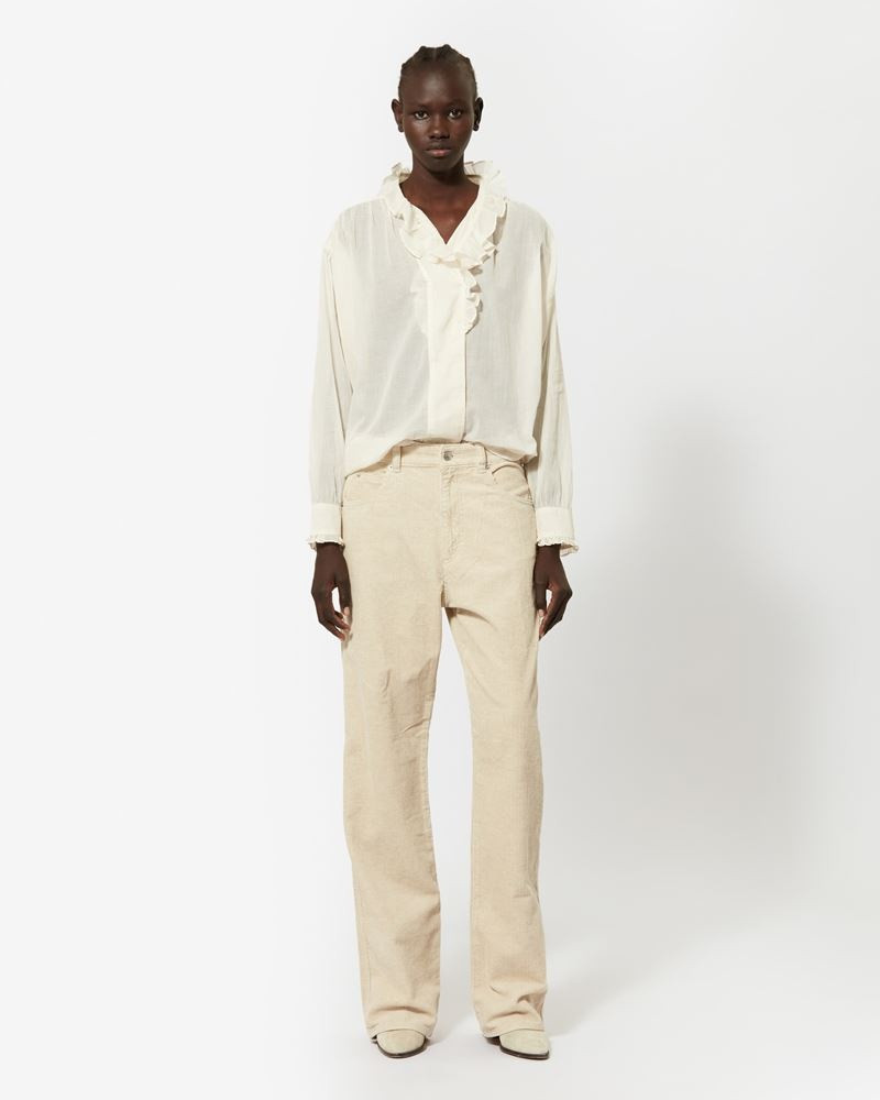 Isabel Marant Étoile RWAN COTTON PANTS outlook