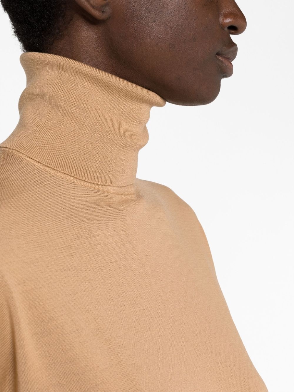 roll-neck wool jumper - 3